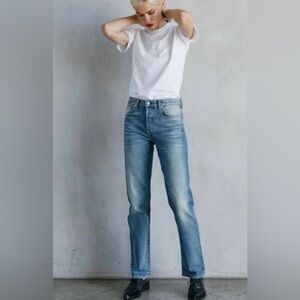 NWT CQY low rise vintage straight venice freedom jeans size 26